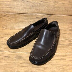 Cole Haan men brown leather driving shoes, 11